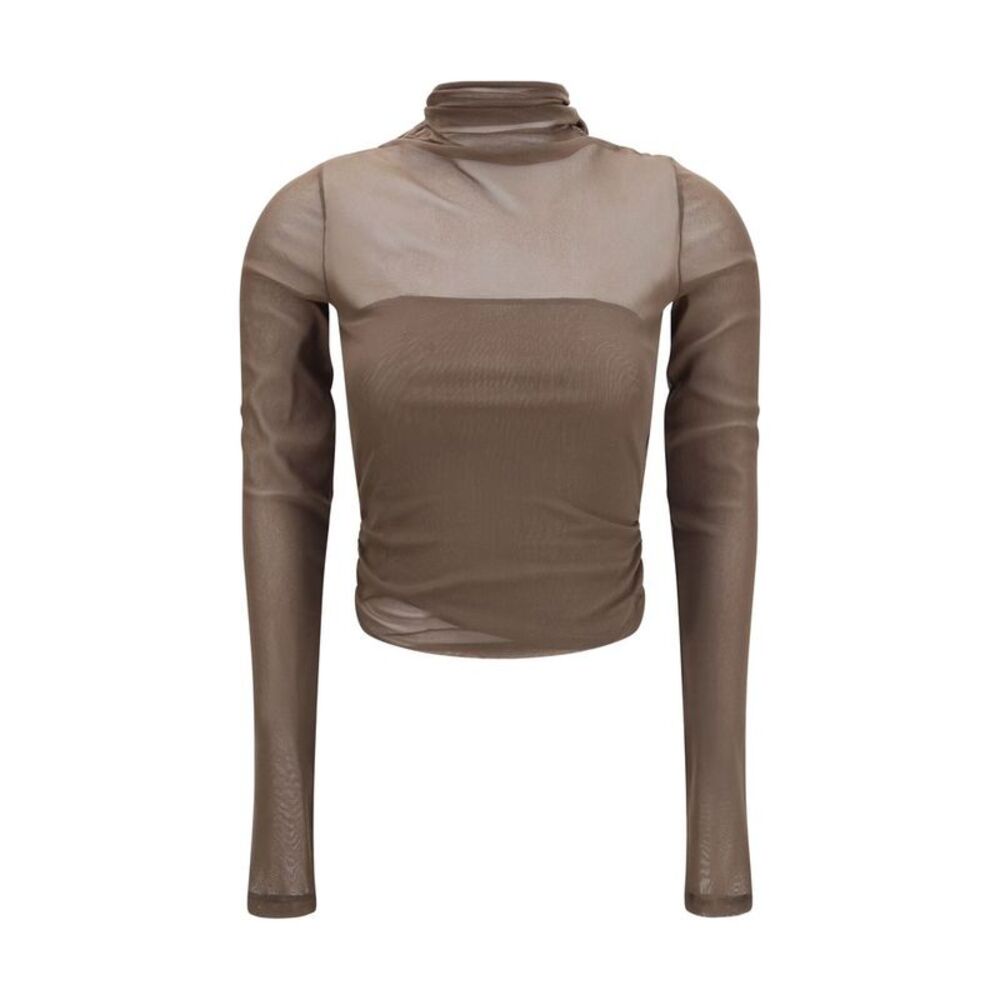 Lemaire Brown Polyamide Women's Shirt